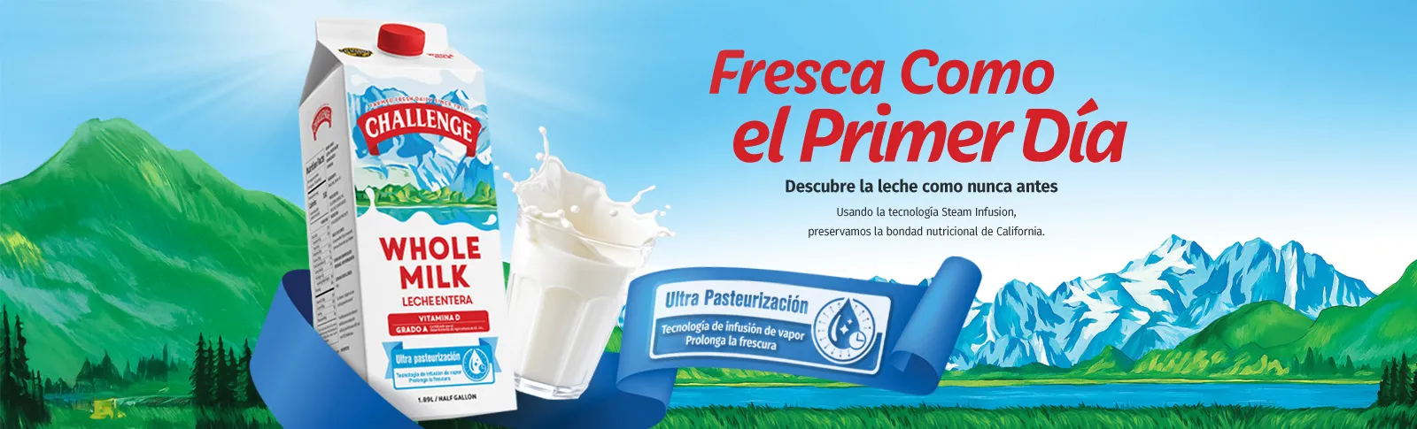 Challenge Whole Milk ¡Fresca como el primer día!
